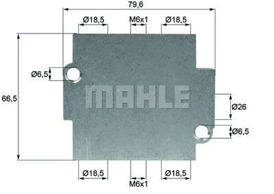 Термостат, масляное охлаждение KNECHT/MAHLE TO 15 80