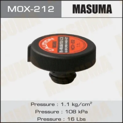 Крышка, резервуар охлаждающей жидкости MASUMA MOX-212