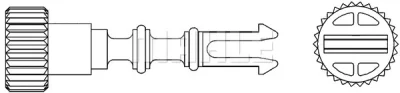 CRX 52 000P KNECHT/MAHLE Болт, пробка радиатора