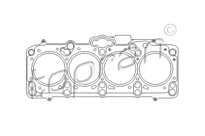 109 359 TOPRAN Прокладка, головка цилиндра