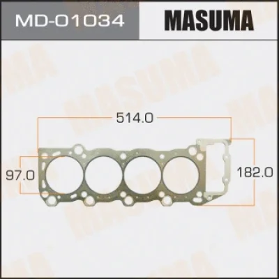 Прокладка, головка цилиндра MASUMA MD-01034