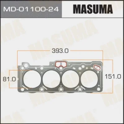 Прокладка, головка цилиндра MASUMA MD-01100-24