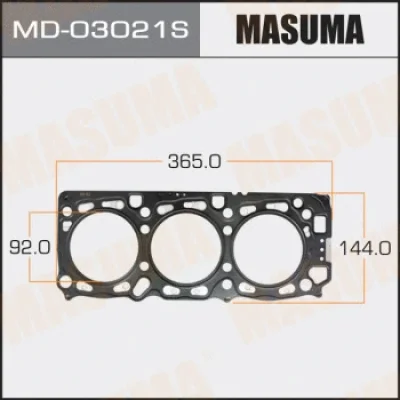 Прокладка, головка цилиндра MASUMA MD-03021S