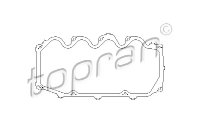300 156 TOPRAN Прокладка, крышка головки цилиндра