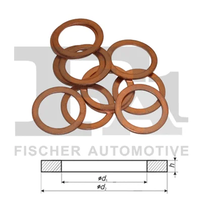 Уплотнительное кольцо, резьбовая пробка маслосливн. отверст. FA1/FISCHER 746.520.100