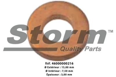 46000000216 Storm Уплотнительное кольцо, клапанная форсунка