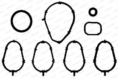Комплект прокладок, впускной коллектор PAYEN JA5010