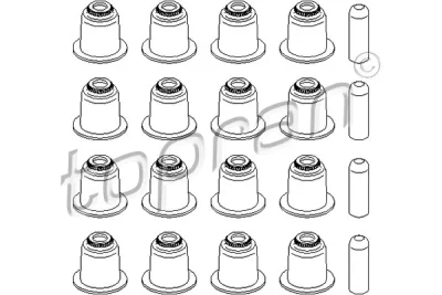 501 584 TOPRAN Комплект прокладок, стержень клапана