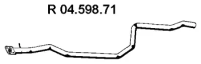 04.598.71 EBERSPÄCHER Труба выхлопного газа