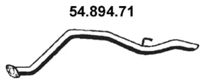 54.894.71 EBERSPÄCHER Труба выхлопного газа