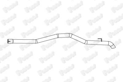 10936 FONOS Труба выхлопного газа