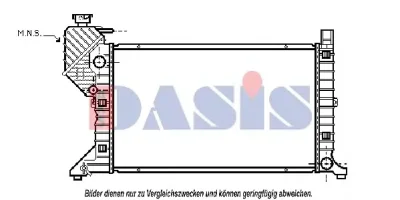 132310T AKS DASIS Радиатор охлаждения двигателя