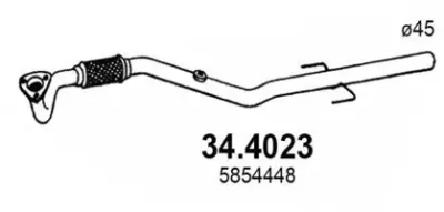 34.4023 ASSO Труба выхлопного газа