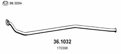 36.1032 ASSO Труба выхлопного газа