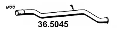 36.5045 ASSO Труба выхлопного газа