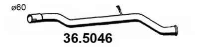 36.5046 ASSO Труба выхлопного газа