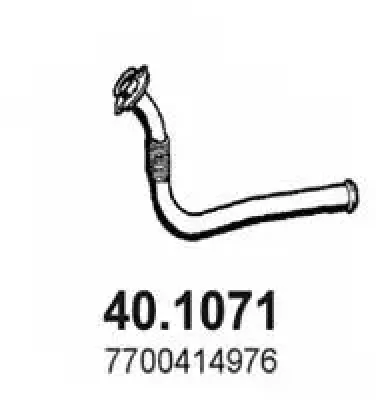 Труба выхлопного газа ASSO 40.1071
