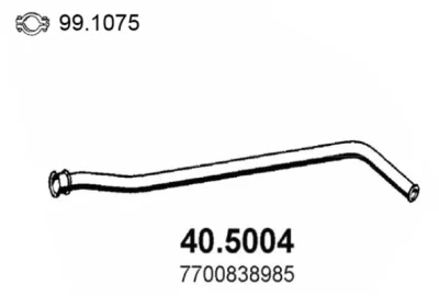 40.5004 ASSO Труба выхлопного газа