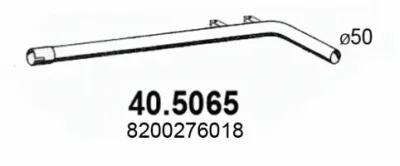 40.5065 ASSO Труба выхлопного газа