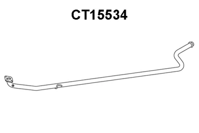 CT15534 VENEPORTE Труба выхлопного газа