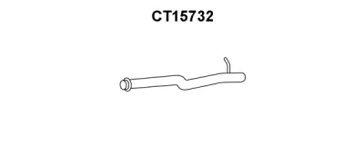 CT15732 VENEPORTE Труба выхлопного газа