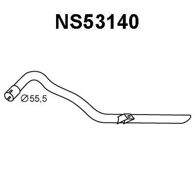 NS53140 VENEPORTE Труба выхлопного газа
