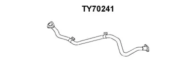 TY70241 VENEPORTE Труба выхлопного газа