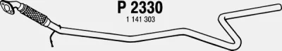 P2330 FENNO Труба выхлопного газа