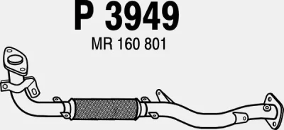 P3949 FENNO Труба выхлопного газа