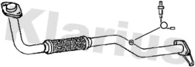 301446 KLARIUS Труба выхлопного газа