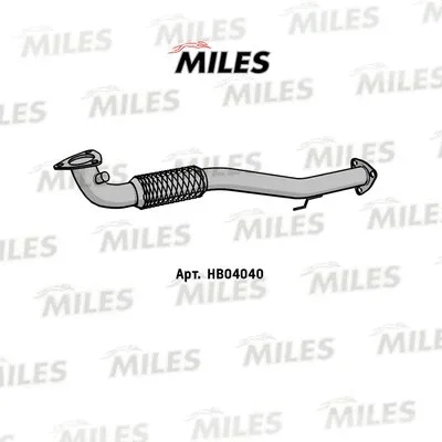 HB04040 MILES Труба выхлопного газа