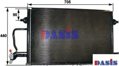 482011N AKS DASIS Радиатор кондиционера