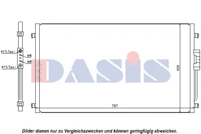 522011N AKS DASIS Радиатор кондиционера