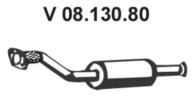 08.130.80 EBERSPÄCHER Предглушитель выхлопных газов