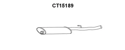 CT15189 VENEPORTE Предглушитель выхлопных газов