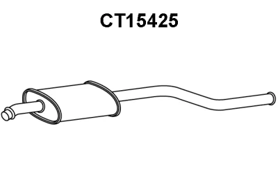 CT15425 VENEPORTE Предглушитель выхлопных газов