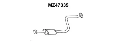 MZ47335 VENEPORTE Предглушитель выхлопных газов