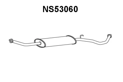 NS53060 VENEPORTE Предглушитель выхлопных газов