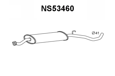 NS53460 VENEPORTE Предглушитель выхлопных газов
