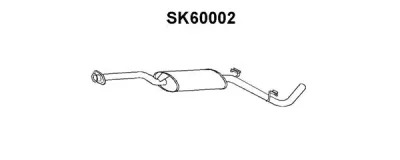 SK60002 VENEPORTE Предглушитель выхлопных газов