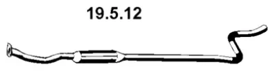 19.5.12 EBERSPÄCHER Средний глушитель выхлопных газов