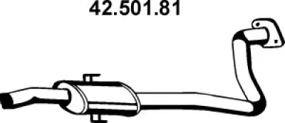 42.501.81 EBERSPÄCHER Средний глушитель выхлопных газов