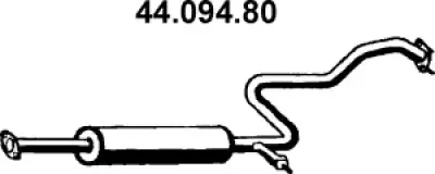 Средний глушитель выхлопных газов EBERSPÄCHER 44.094.80