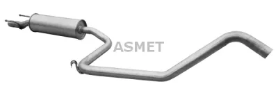 05.129 ASMET Средний глушитель выхлопных газов