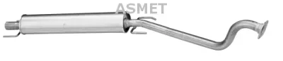 05.158 ASMET Средний глушитель выхлопных газов