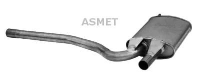 06.017 ASMET Средний глушитель выхлопных газов