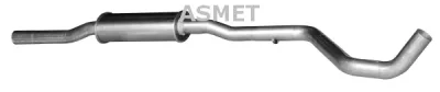 16.071 ASMET Средний глушитель выхлопных газов