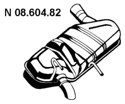 08.604.82 EBERSPÄCHER Глушитель выхлопных газов конечный