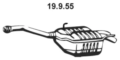 19.9.55 EBERSPÄCHER Глушитель выхлопных газов конечный