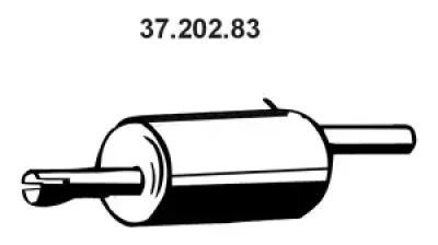 37.202.83 EBERSPÄCHER Глушитель выхлопных газов конечный